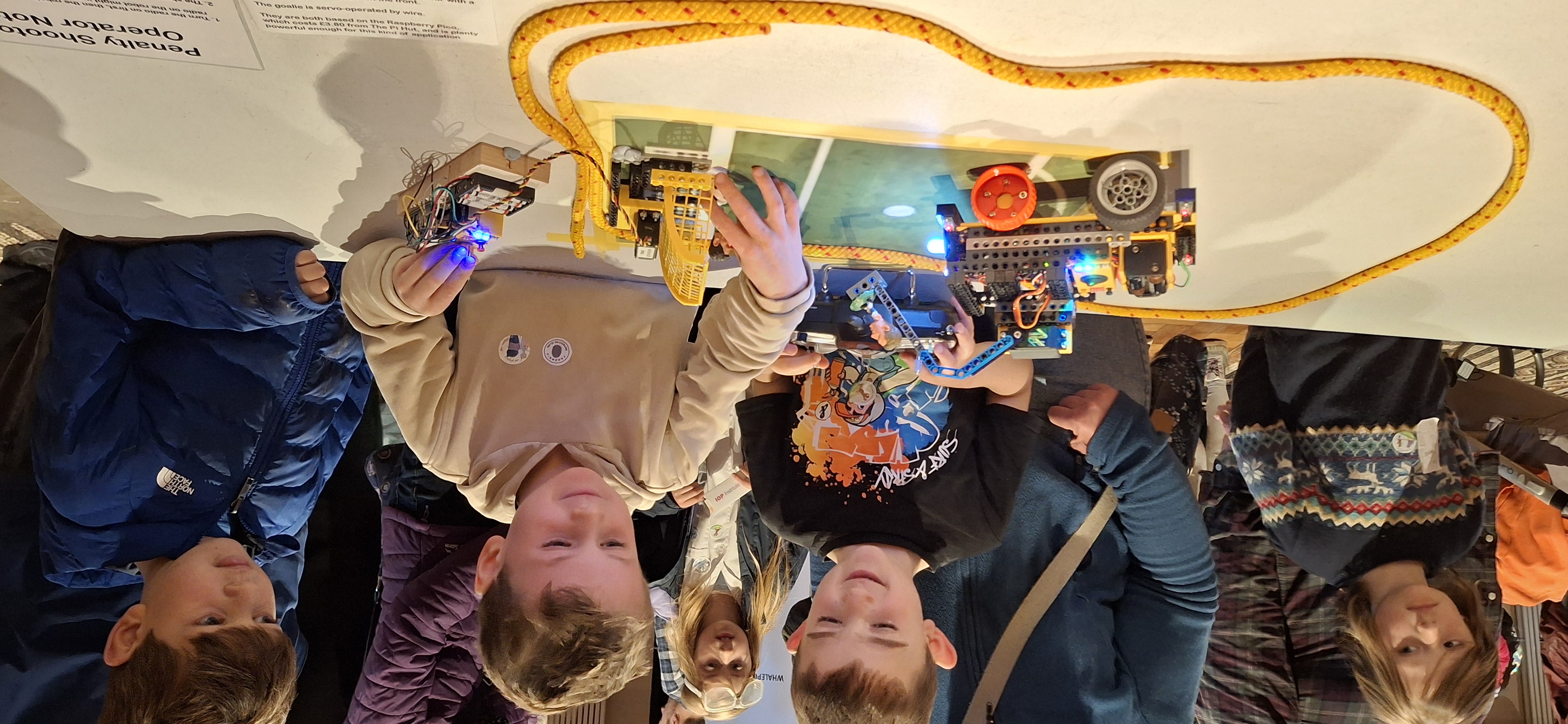 Two lads playing Penalty Shootout